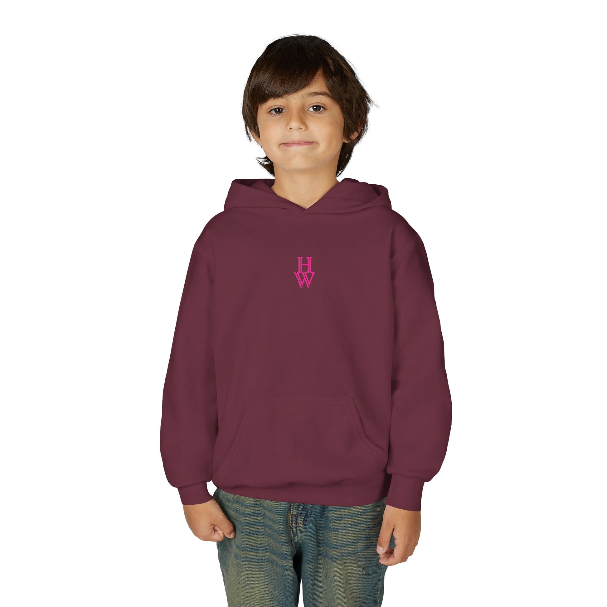 HW Youth Heavy Blend Hooded Sweatshirt - Highlighter Wednesday