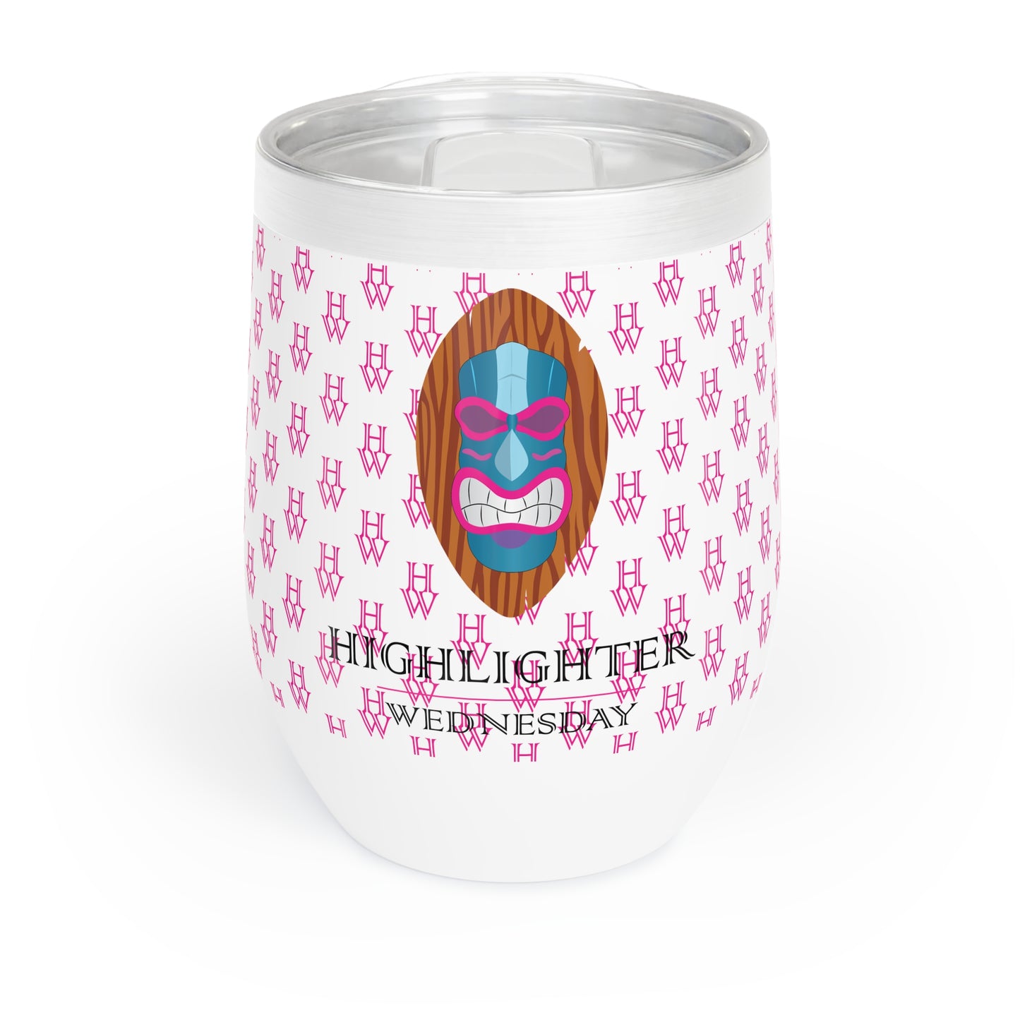 HW 12oz Stainless Steel Wine Tumbler - Highlighter Wednesday