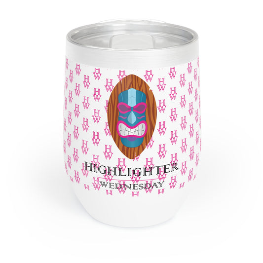 HW 12oz Stainless Steel Wine Tumbler - Highlighter Wednesday