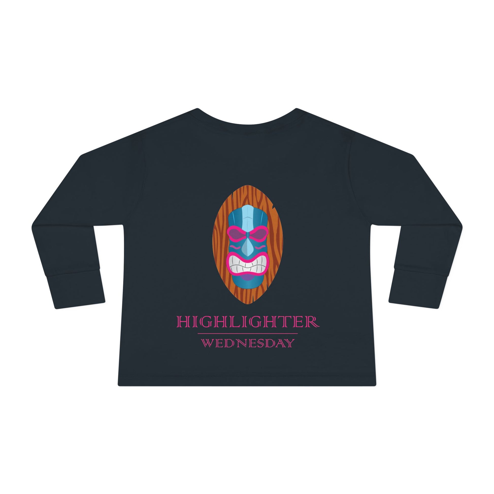 HW Toddler Long-Sleeve Tee - Highlighter Wednesday