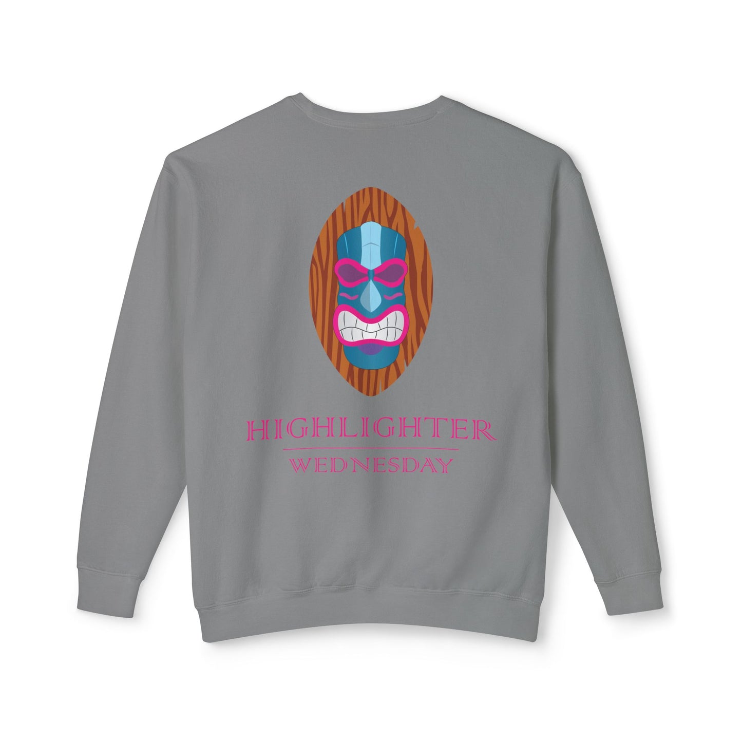 HW 100% Ring-Spun Cotton Crewneck Sweatshirt - Highlighter Wednesday