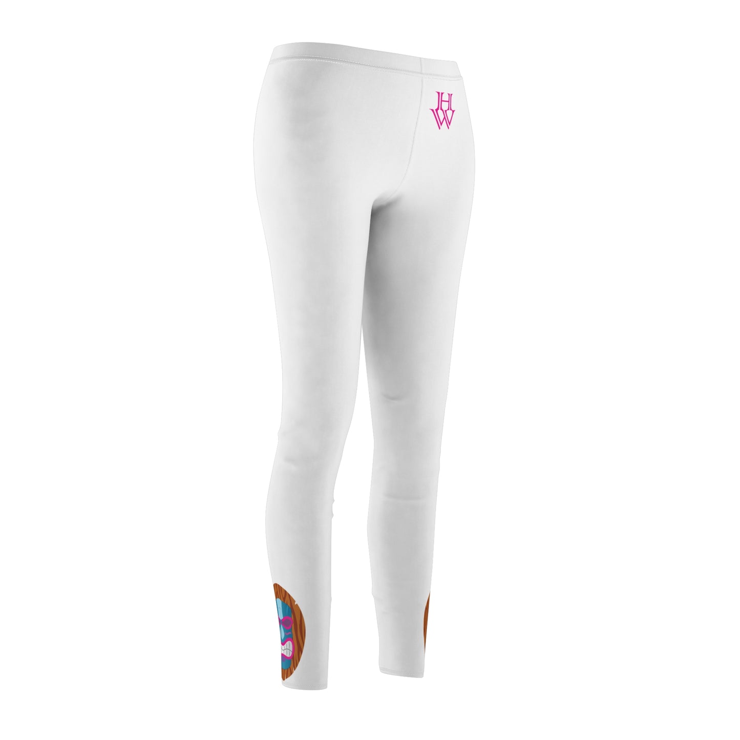 HW Elastic Skinny Fit Leggings - Highlighter Wednesday