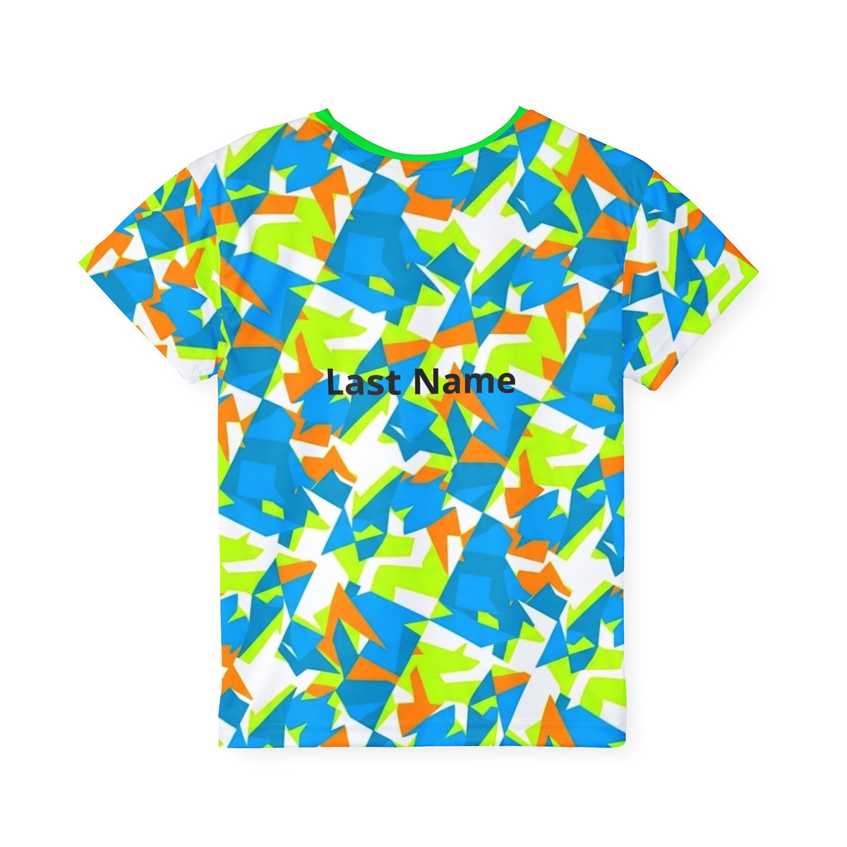 Robins Youth Bowling League Kids Jersey - Highlighter colors