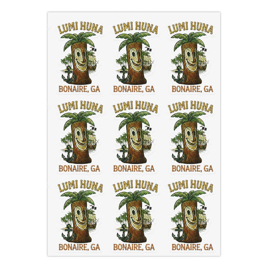 Lumi Huna - Kiss-Cut Sticker Sheet — 9-Pack Tropical Character Stickers