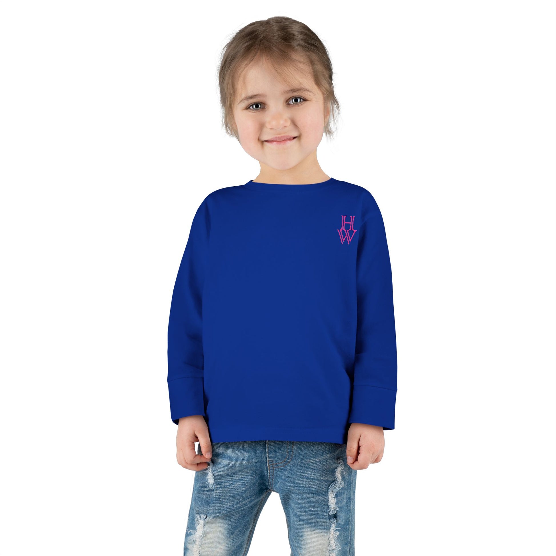HW Toddler Long-Sleeve Tee - Highlighter Wednesday