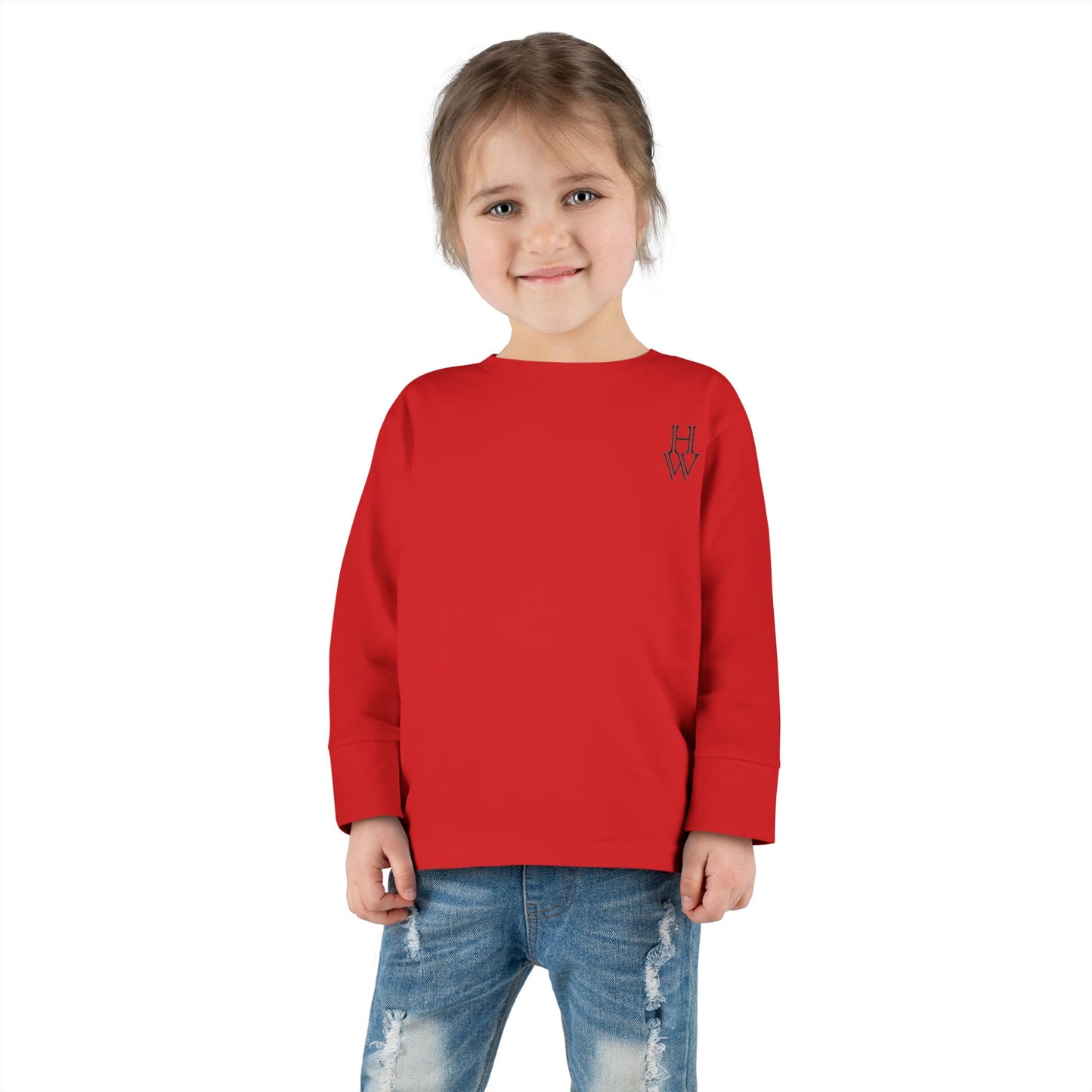 HW Toddler Long-Sleeve Tee - Highlighter Wednesday