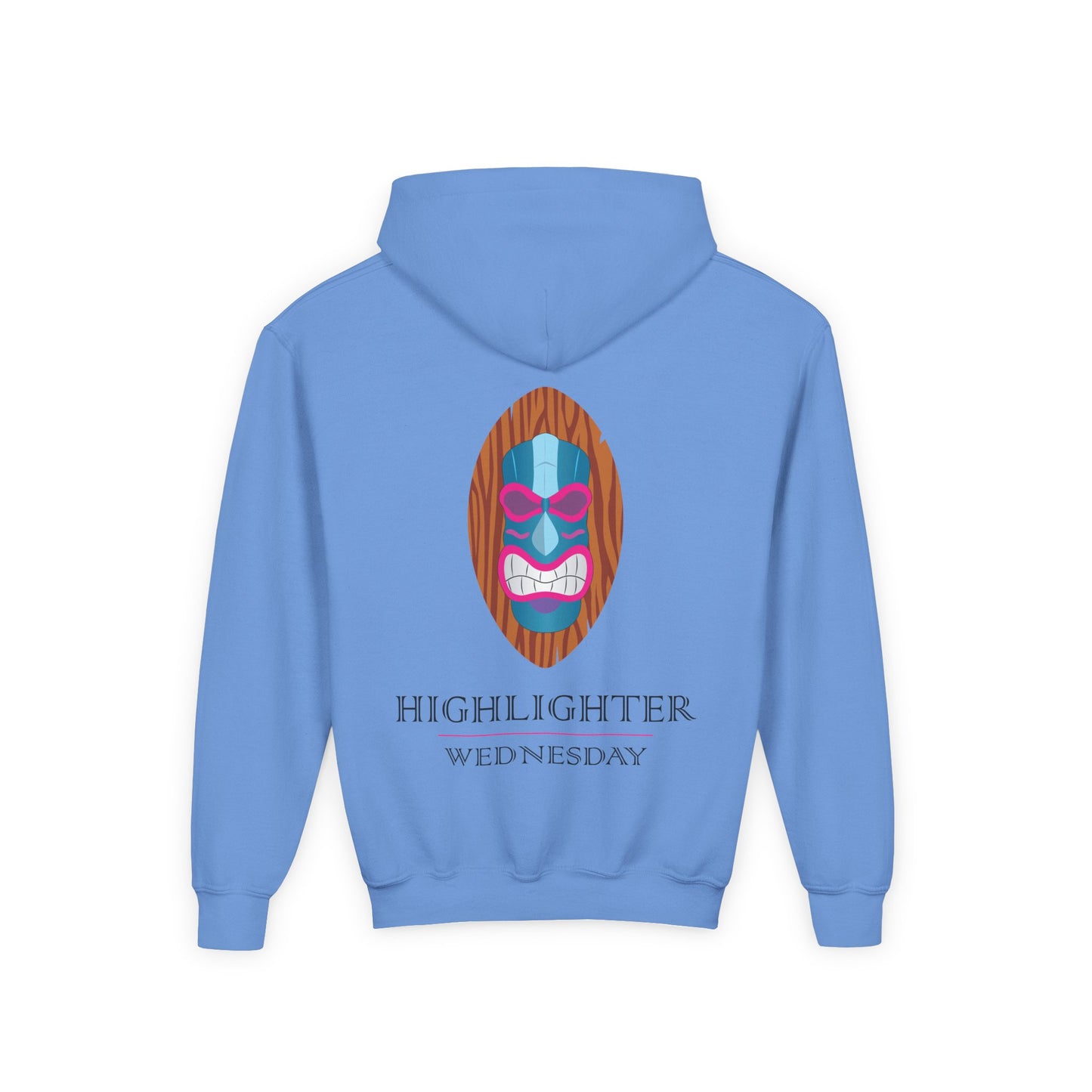 HW Youth Heavy Blend Hooded Sweatshirt - Highlighter Wednesday