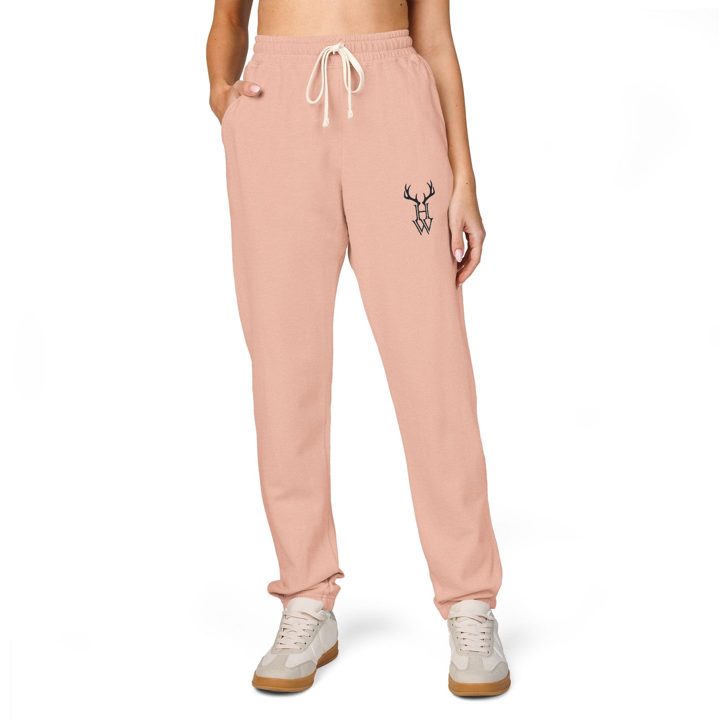 HW Antler Sweatpants - Highlighter Wednesday