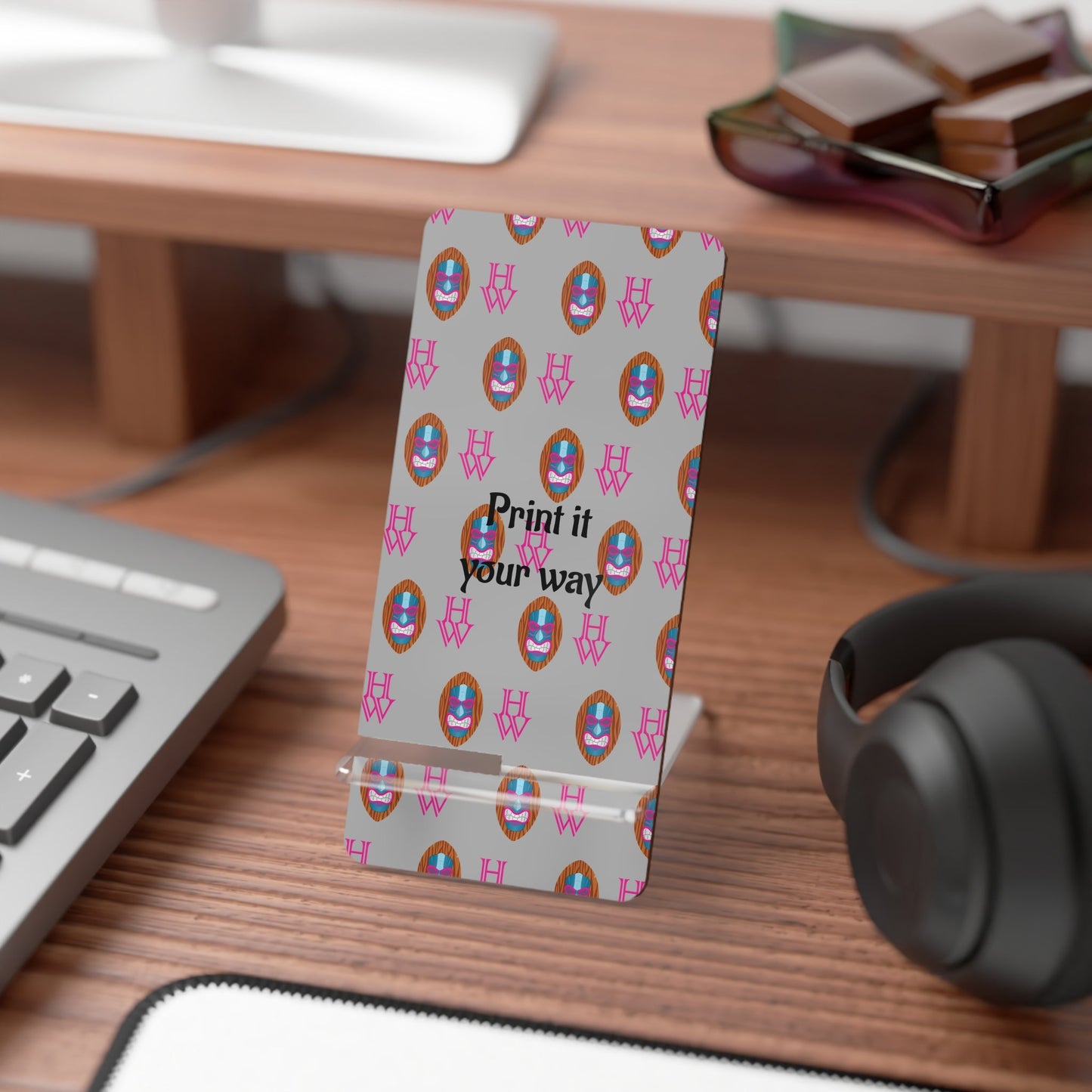 HW Mobile Display Stand for Smartphones Printify