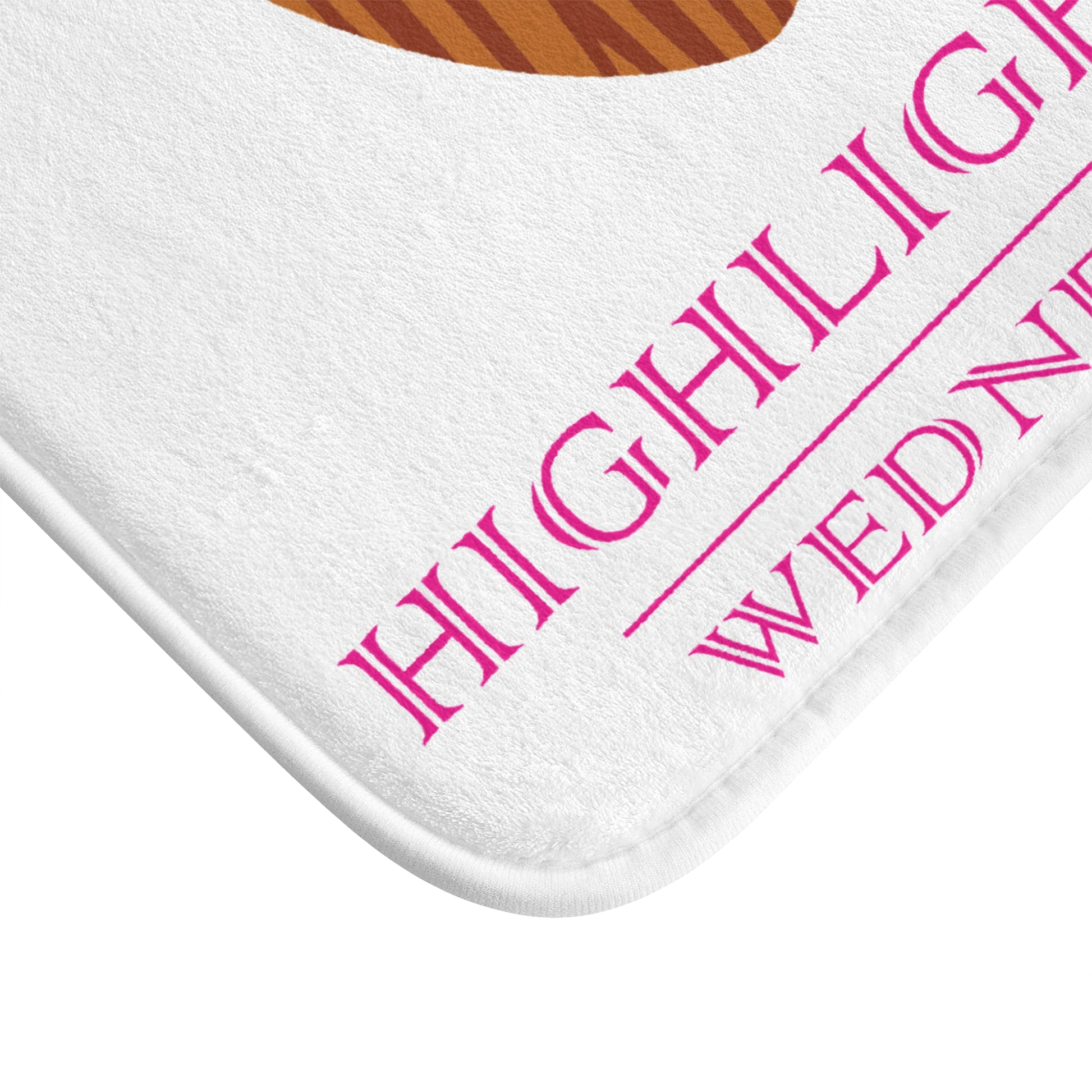 HW Luxe Memory Foam Bath Mat - Highlighter Wednesday