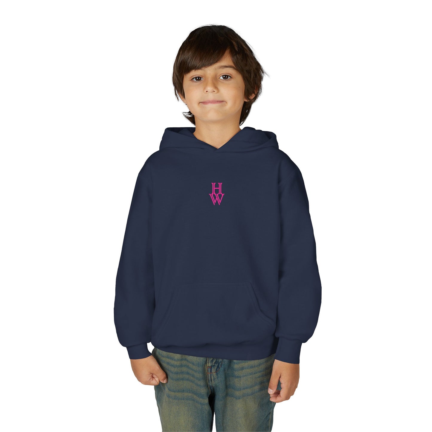 HW Youth Heavy Blend Hooded Sweatshirt - Highlighter Wednesday