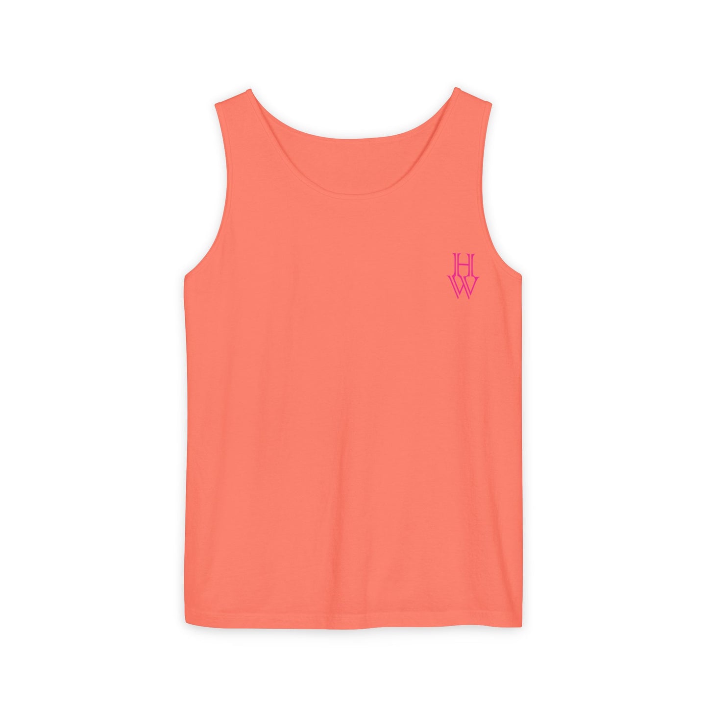 HW Unisex Garment-Dyed Tank Top - Highlighter Wednesday