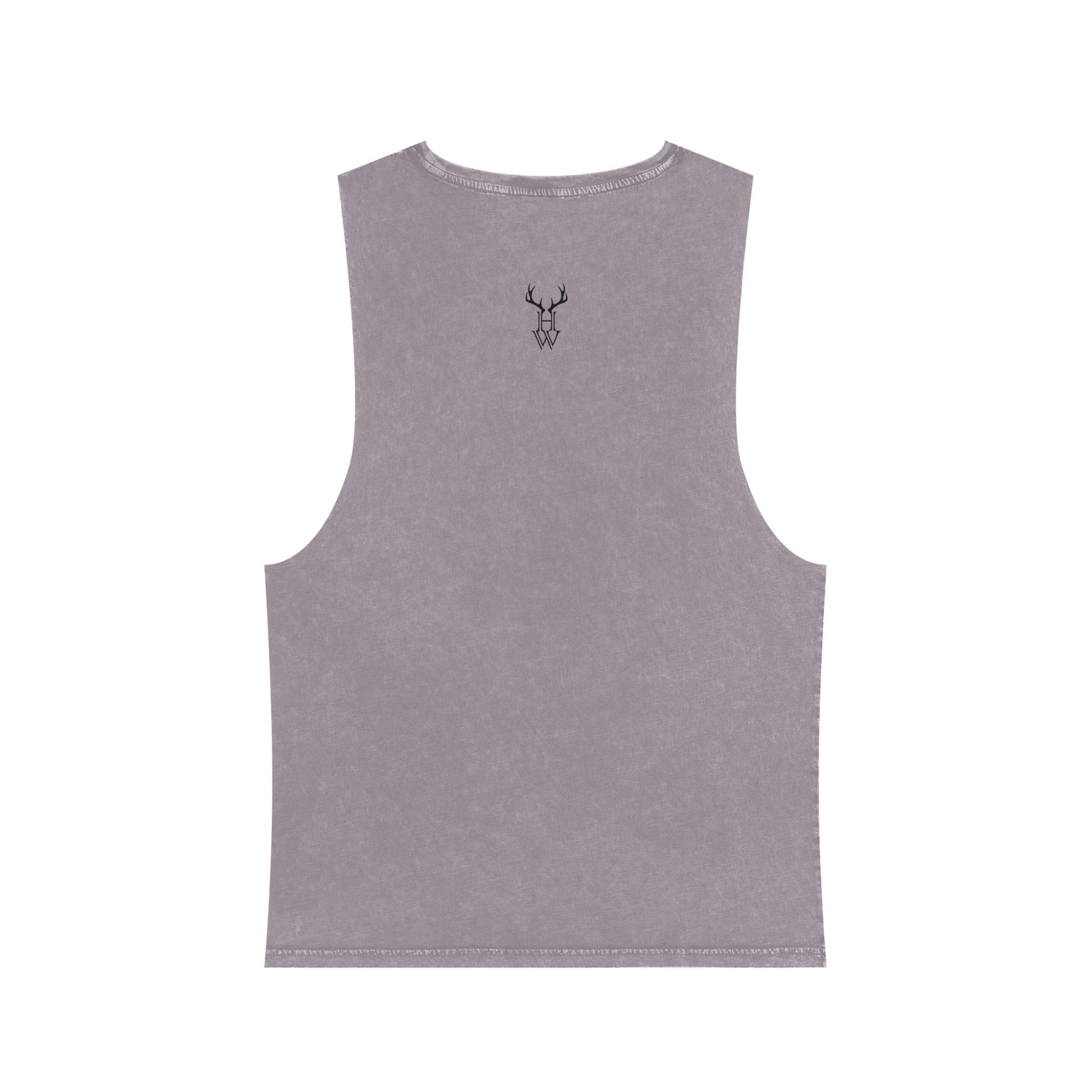 HW Antler Stonewash Tank - Highlighter Wednesday