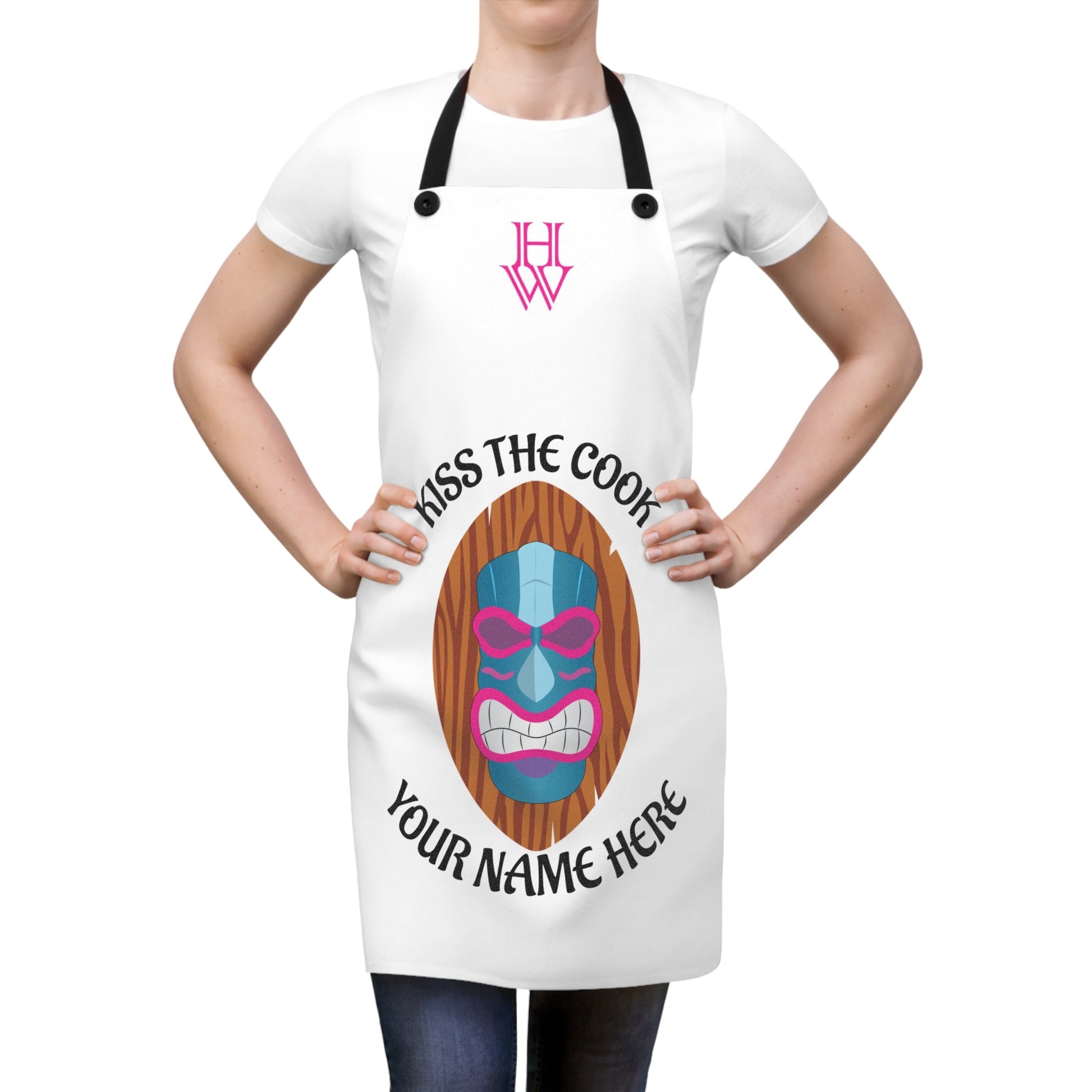 HW Kiss The Cook Apron Printify