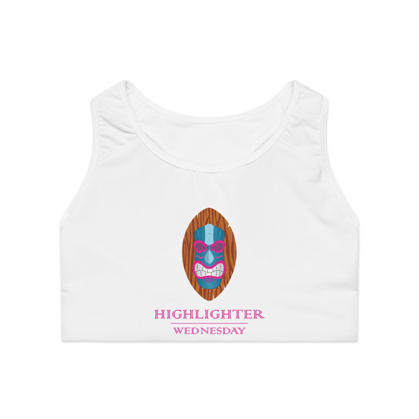 HW Performance Sports Bra - Highlighter Wednesday