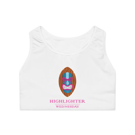 HW Performance Sports Bra - Highlighter Wednesday