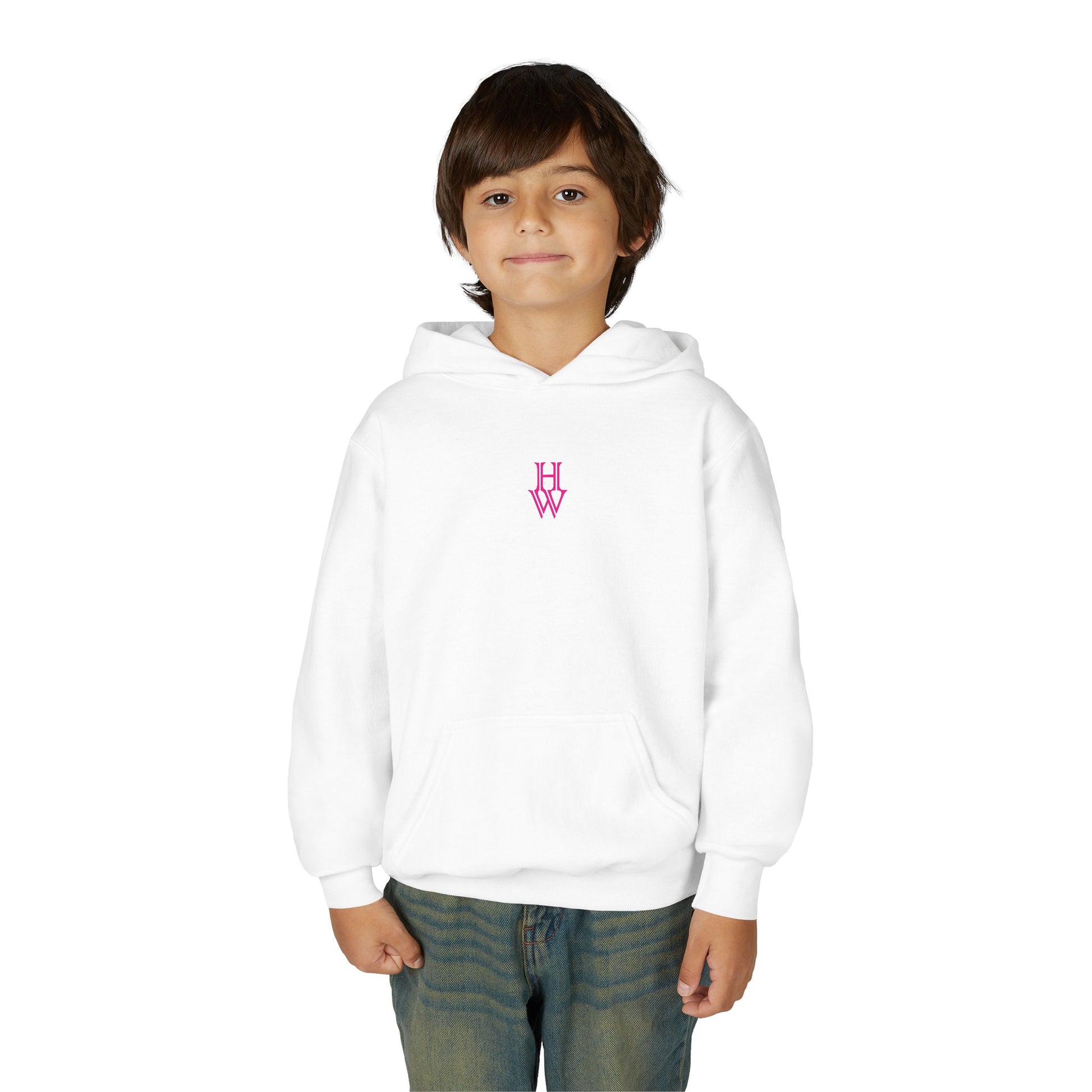 HW Youth Heavy Blend Hooded Sweatshirt - Highlighter Wednesday