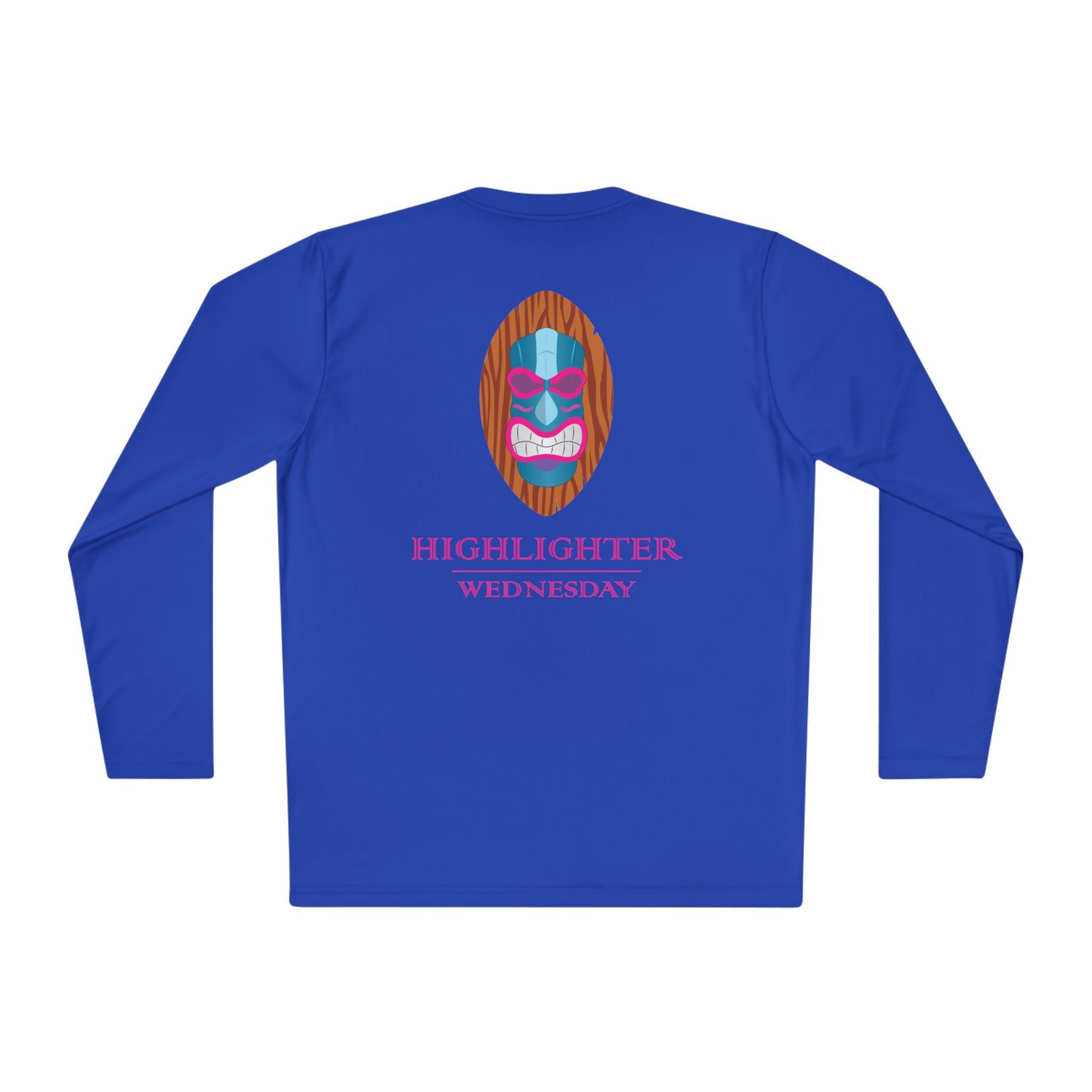 HW Moisture-Wicking Long Sleeve Tee - Highlighter Wednesday