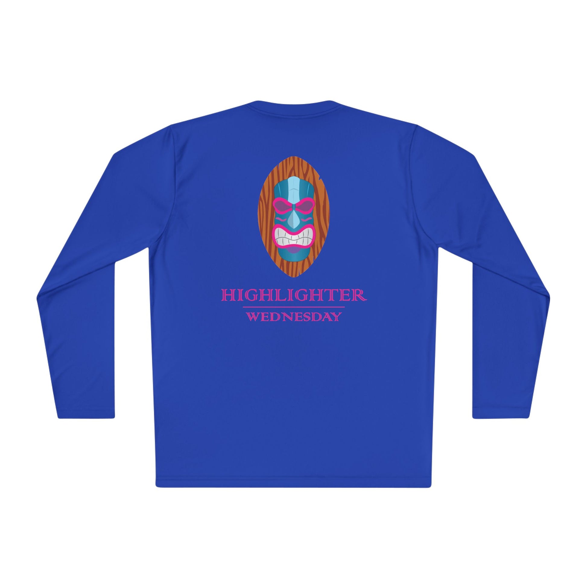 HW Moisture-Wicking Long Sleeve Tee - Highlighter Wednesday