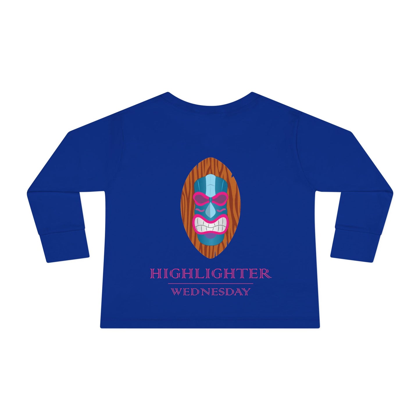 HW Toddler Long-Sleeve Tee - Highlighter Wednesday