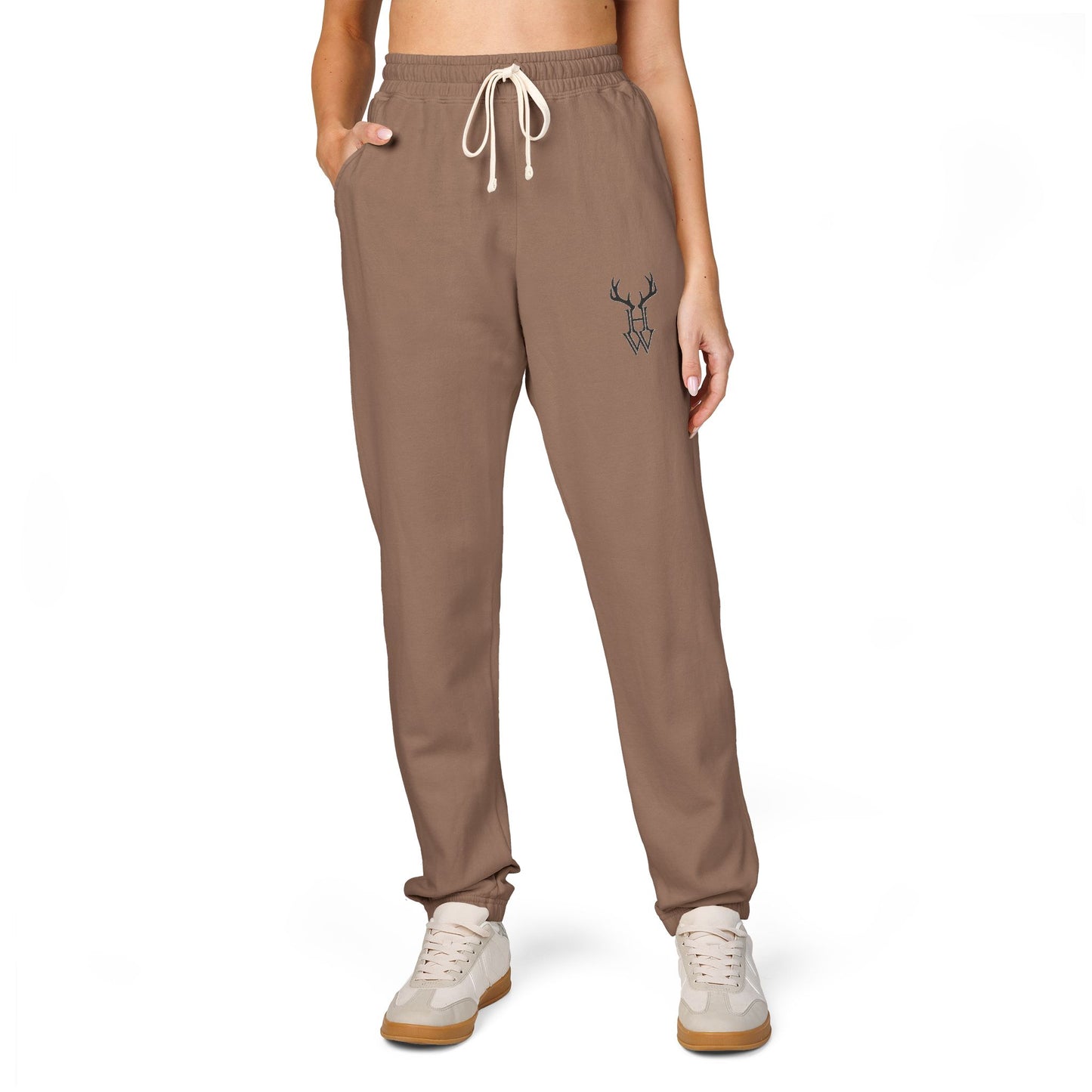 HW Antler Sweatpants - Highlighter Wednesday