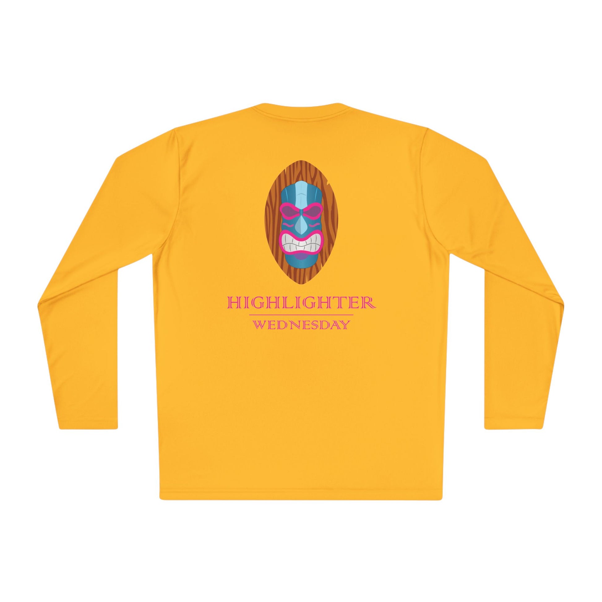 HW Moisture-Wicking Long Sleeve Tee - Highlighter Wednesday