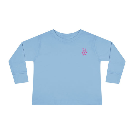 HW Toddler Long-Sleeve Tee - Highlighter Wednesday