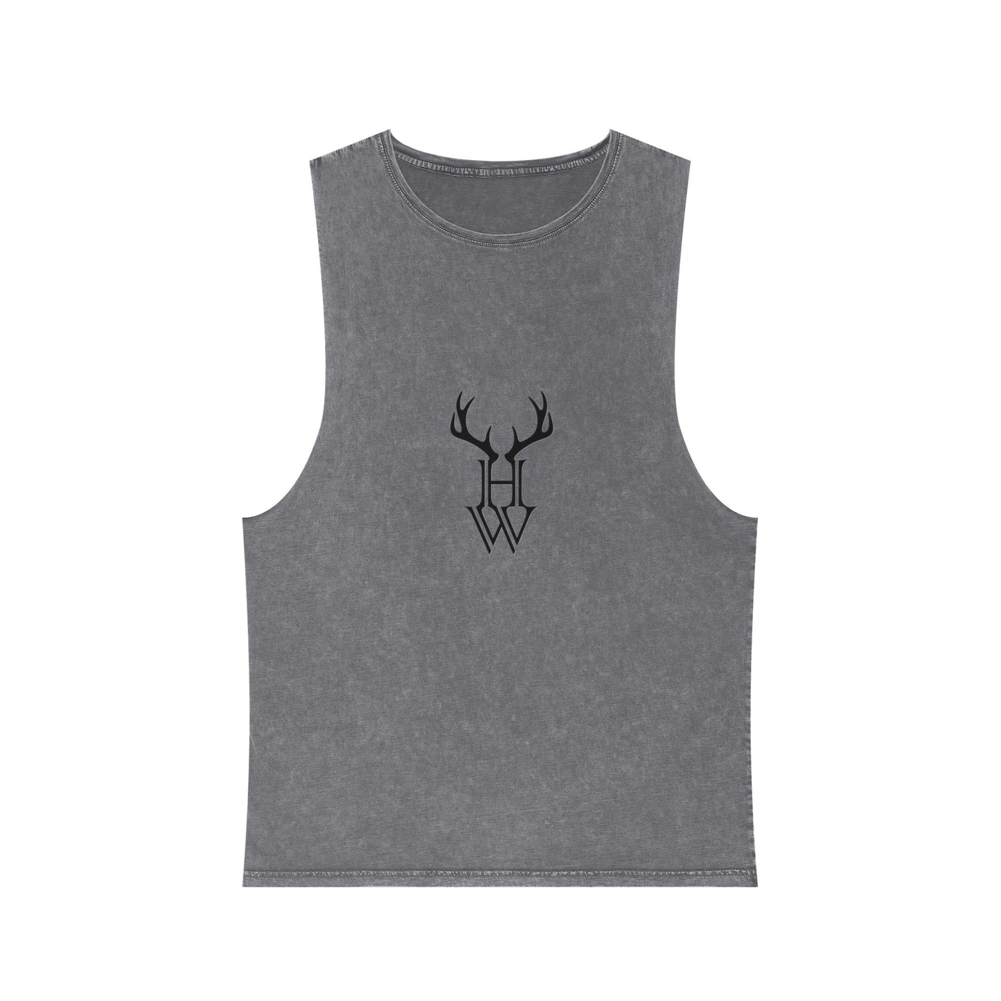 HW Antler Stonewash Tank - Highlighter Wednesday
