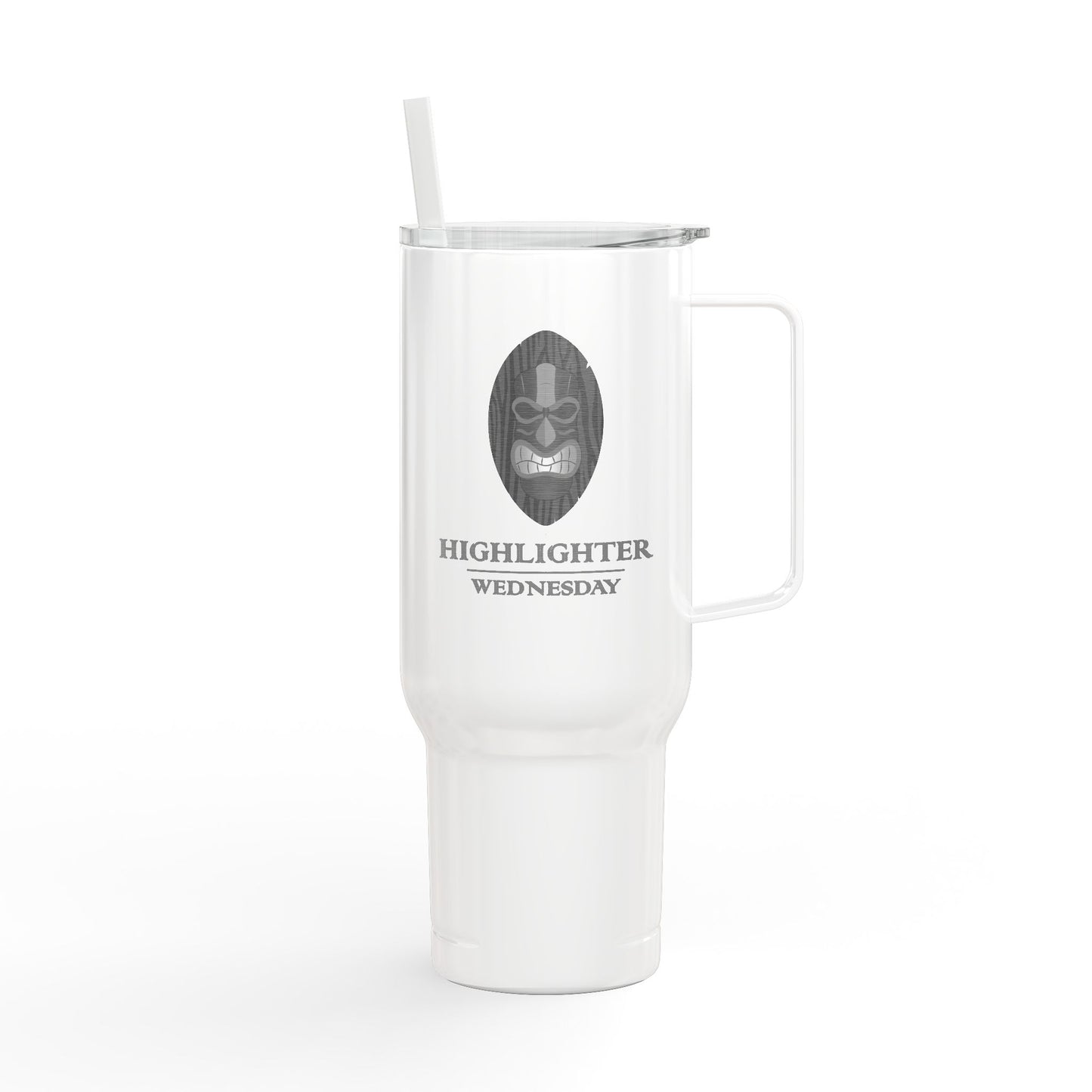 HW 40oz Recycled Stainless Steel Travel Tumbler - Highlighter Wednesday