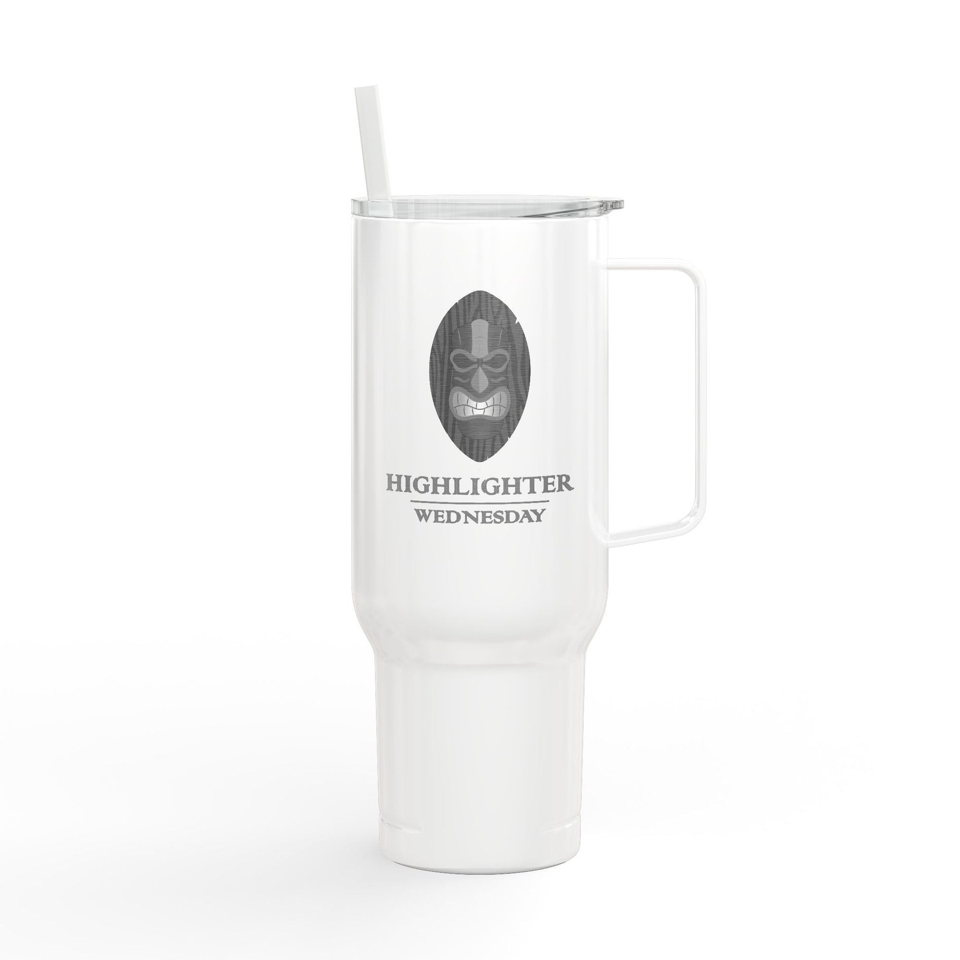 HW 40oz Recycled Stainless Steel Travel Tumbler - Highlighter Wednesday