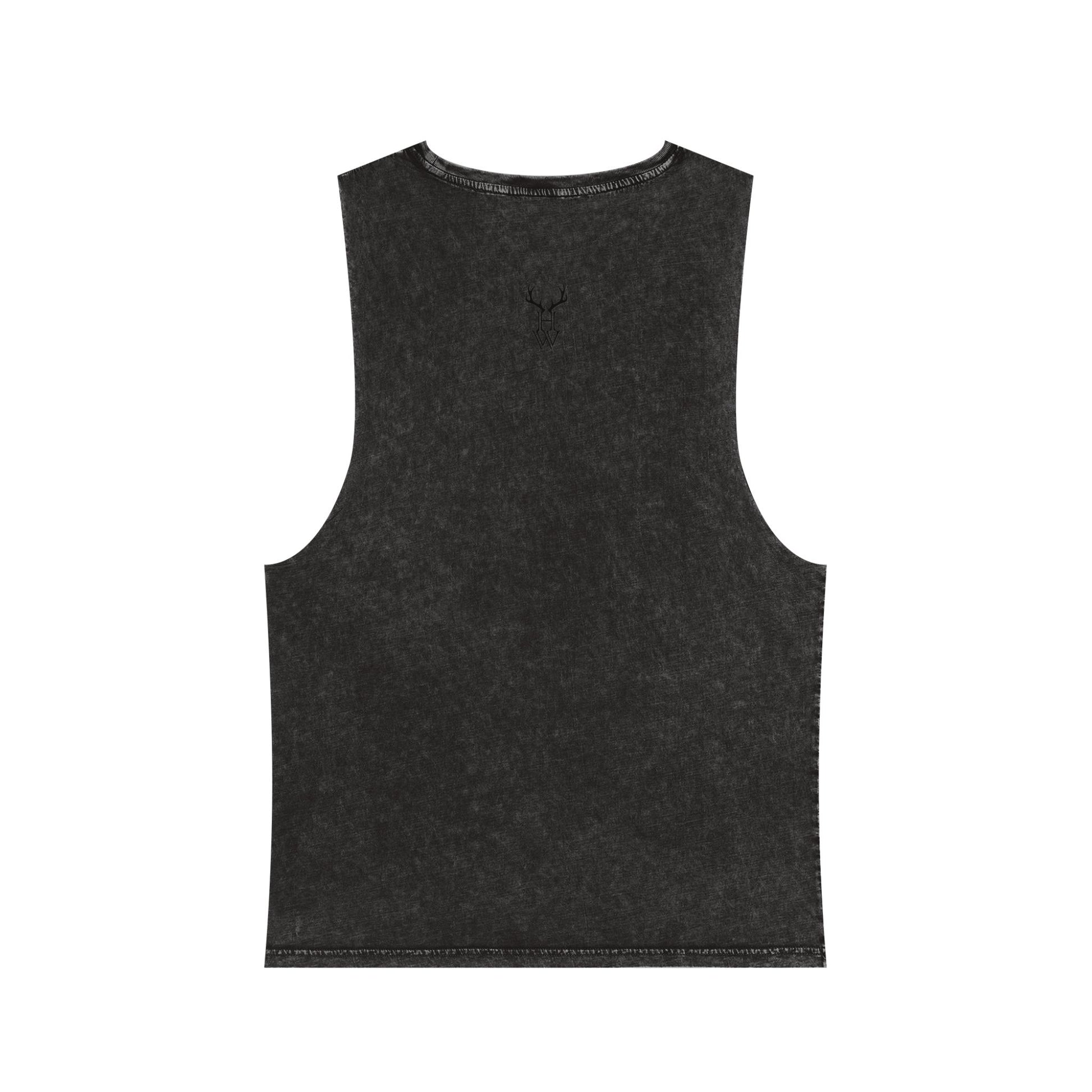 HW Antler Stonewash Tank - Highlighter Wednesday