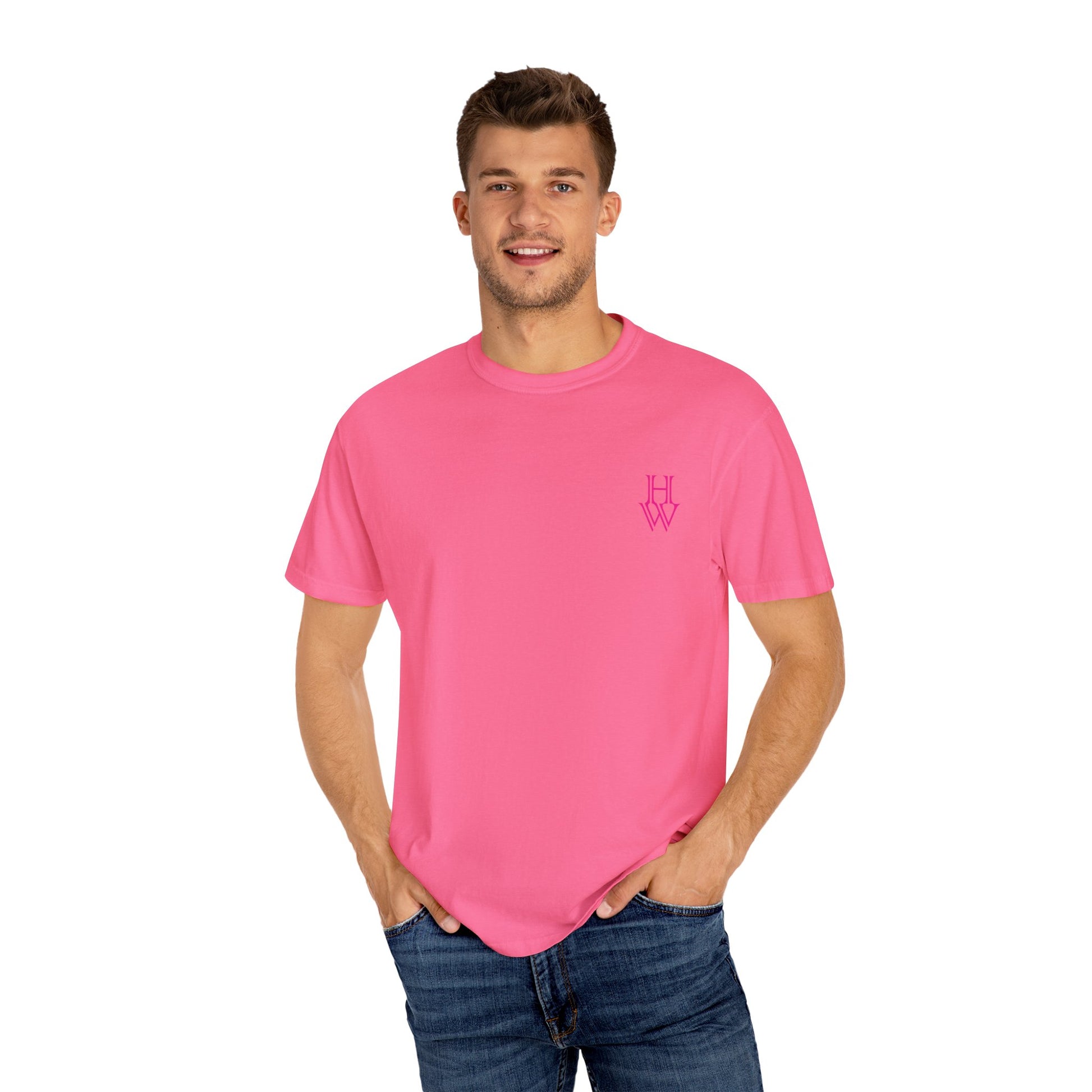 HW Unisex Garment-Dyed T-shirt - Highlighter Wednesday