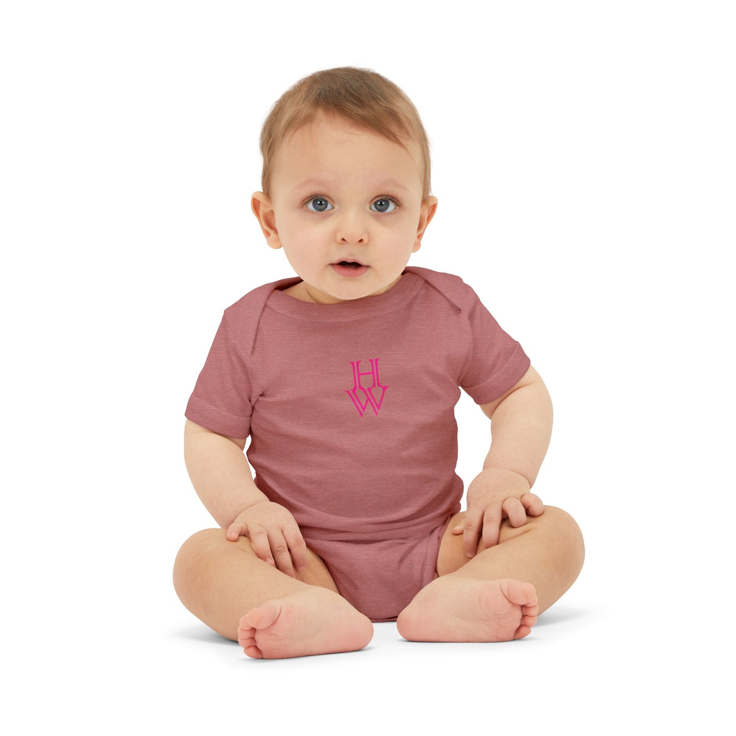HW Mini Airlume Infant One-Piece - Highlighter Wednesday