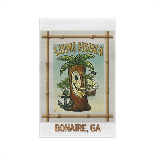 HW Tropical Lumi Huna Microfiber Tea Towel Printify