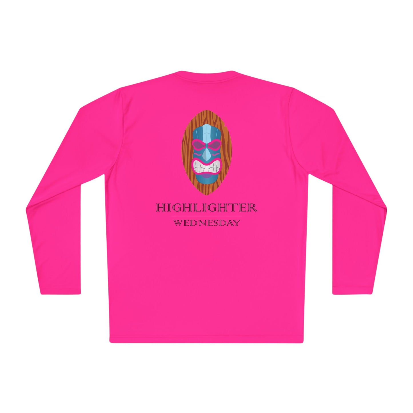 HW Moisture-Wicking Long Sleeve Tee - Highlighter Wednesday