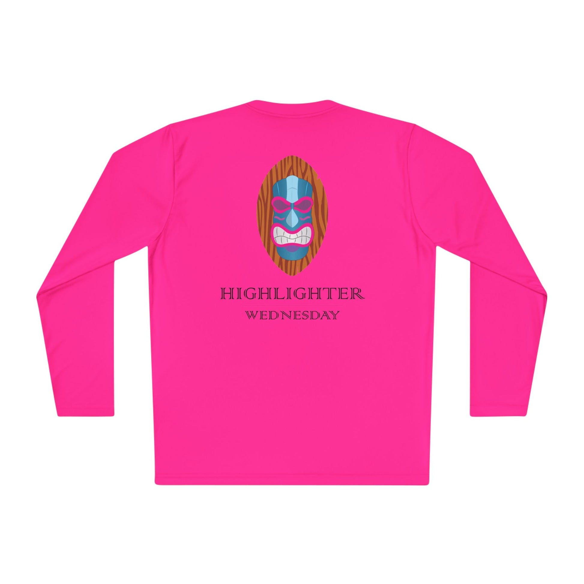 HW Moisture-Wicking Long Sleeve Tee - Highlighter Wednesday