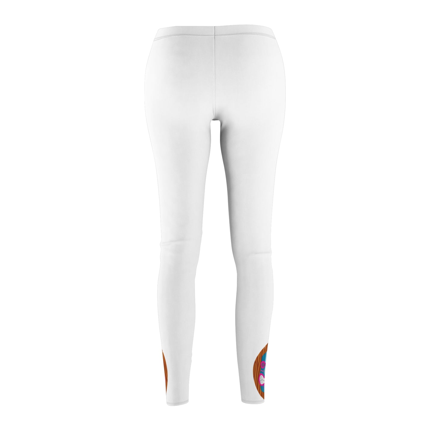 HW Elastic Skinny Fit Leggings - Highlighter Wednesday