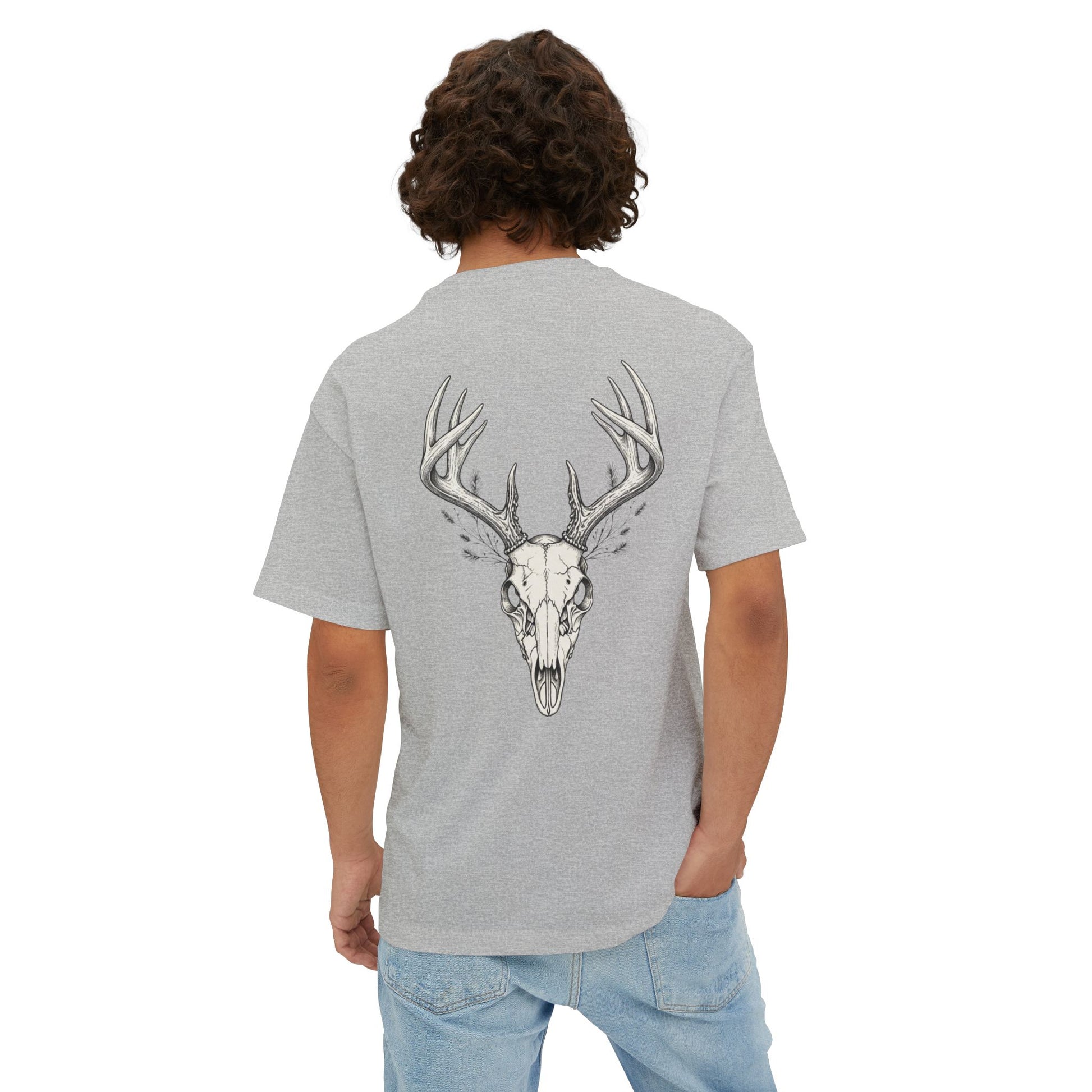HW Antler Oversized Tee - Highlighter Wednesday