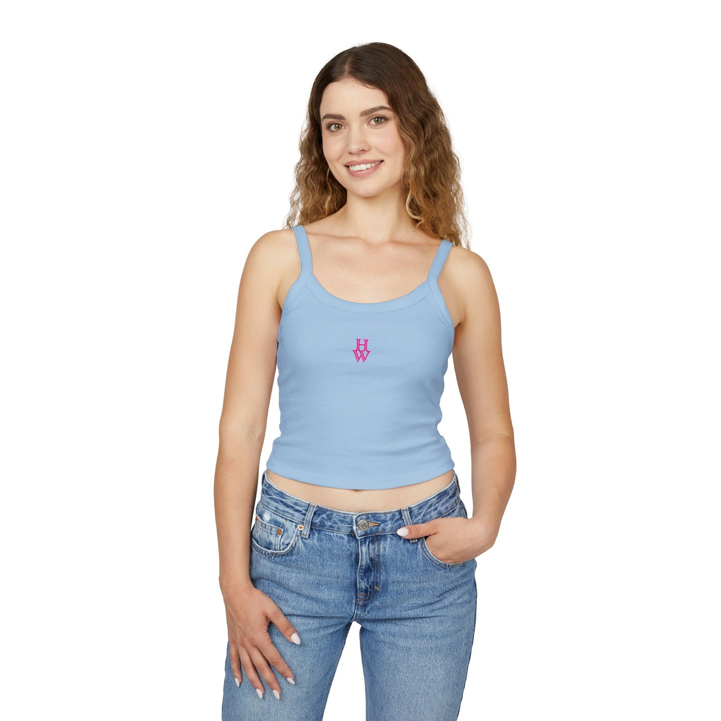 HW Women's Spaghetti String Tank Top - Highlighter Wednesday