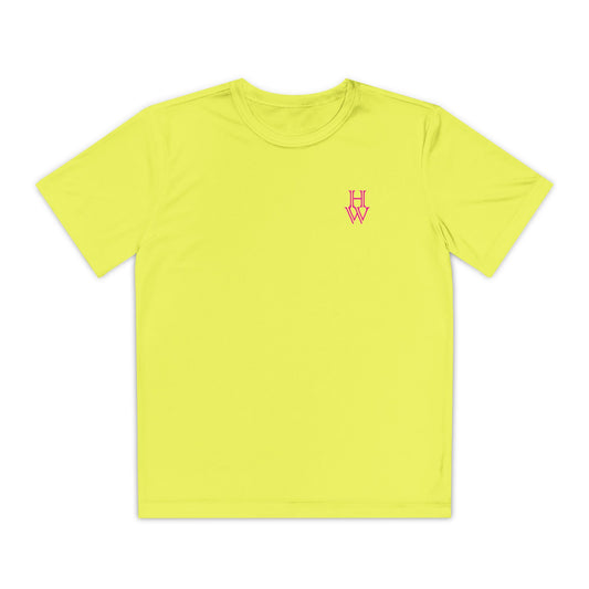 HW Youth Performance Tee - Highlighter Wednesday