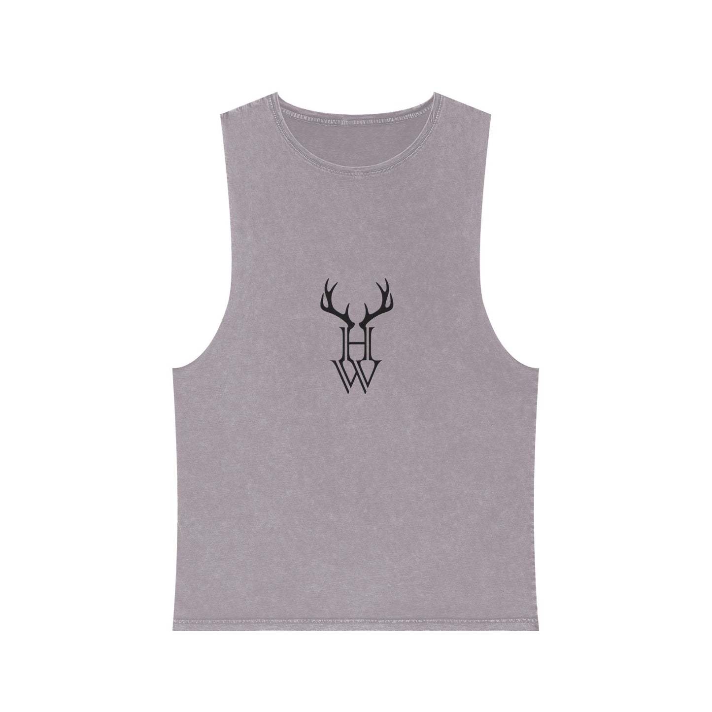 HW Antler Stonewash Tank - Highlighter Wednesday