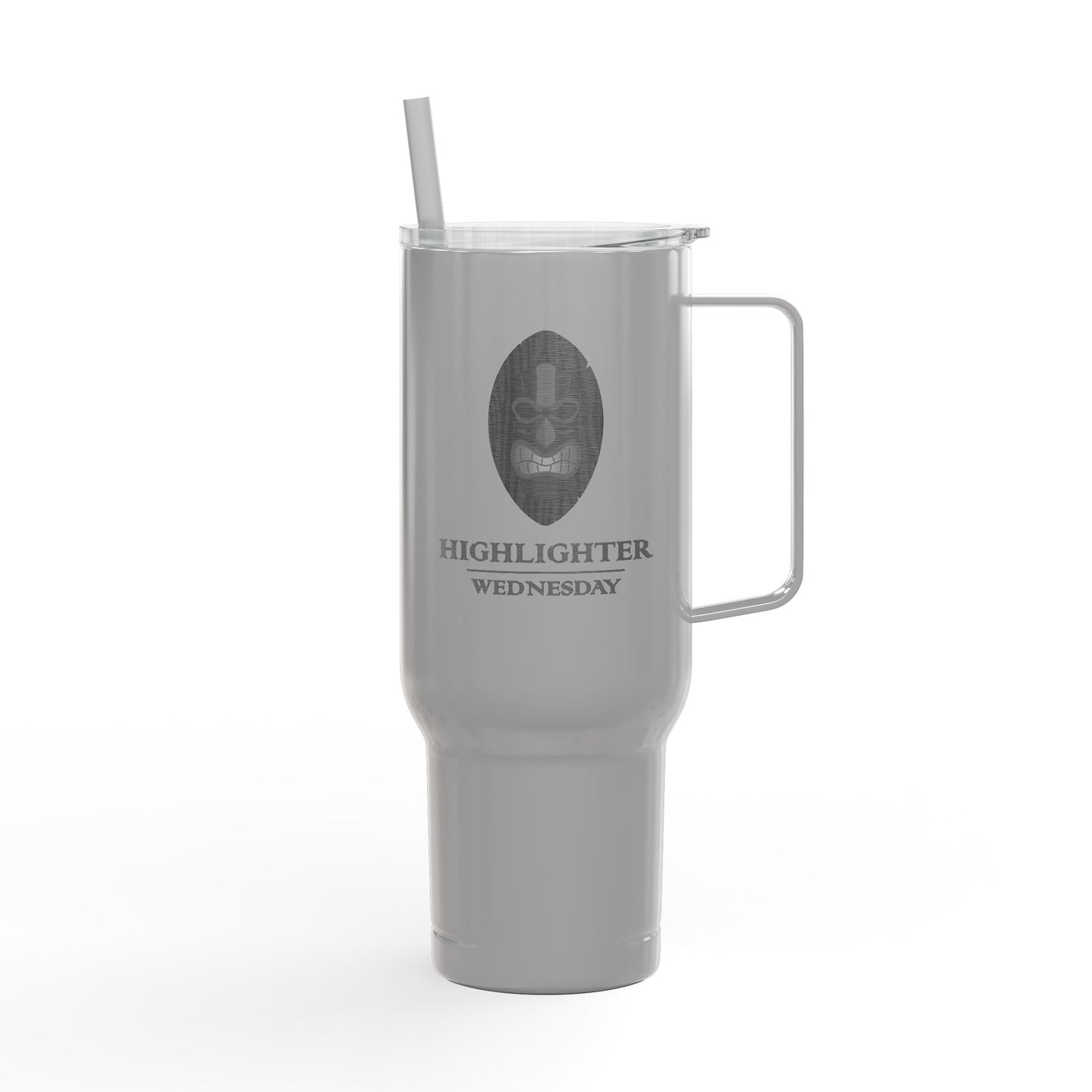 HW 40oz Recycled Stainless Steel Travel Tumbler - Highlighter Wednesday