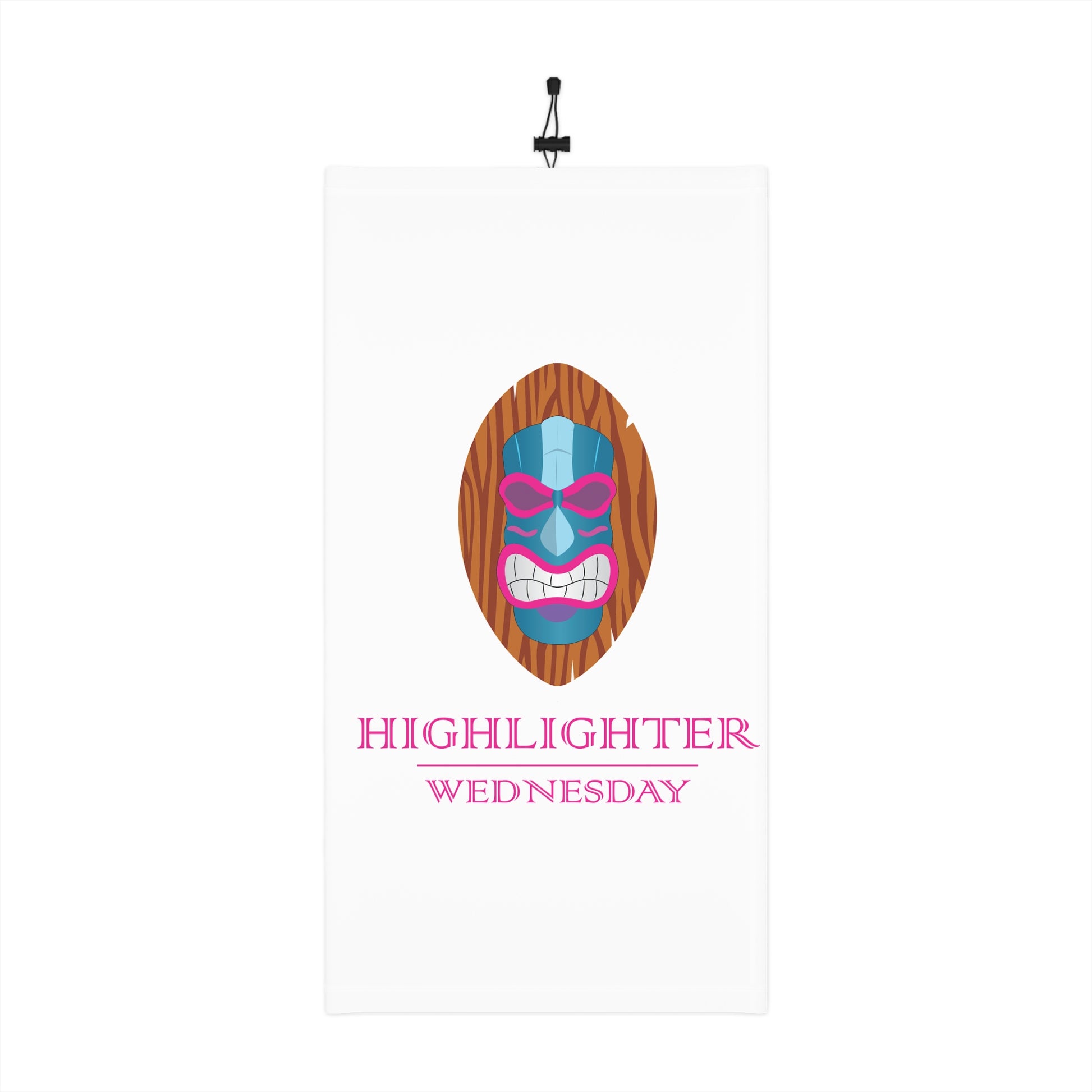 HW Winter Neck Gaiter with Drawstring - Highlighter Wednesday