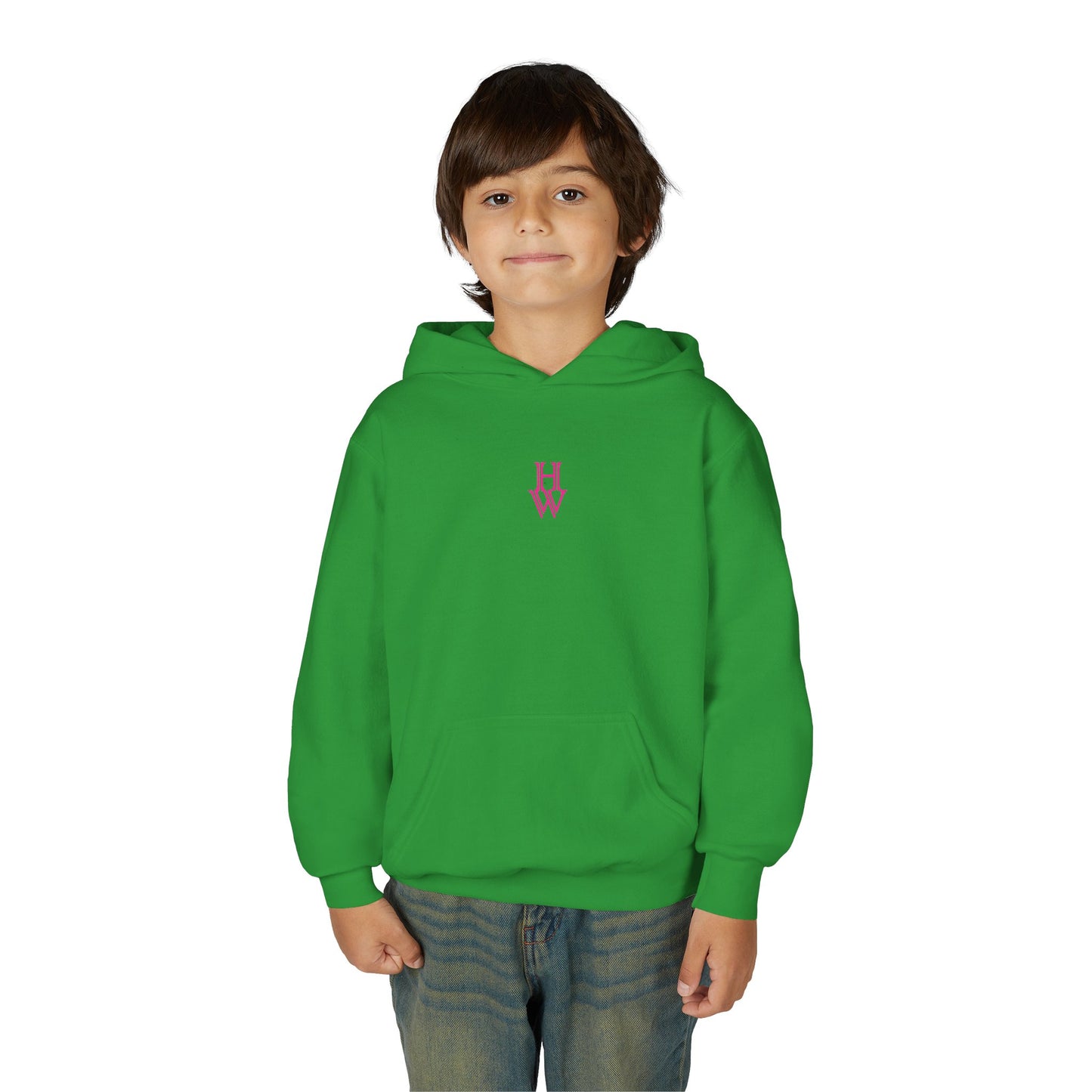 HW Youth Heavy Blend Hooded Sweatshirt - Highlighter Wednesday