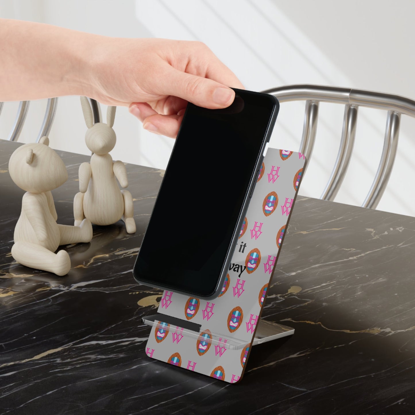HW Mobile Display Stand for Smartphones Printify