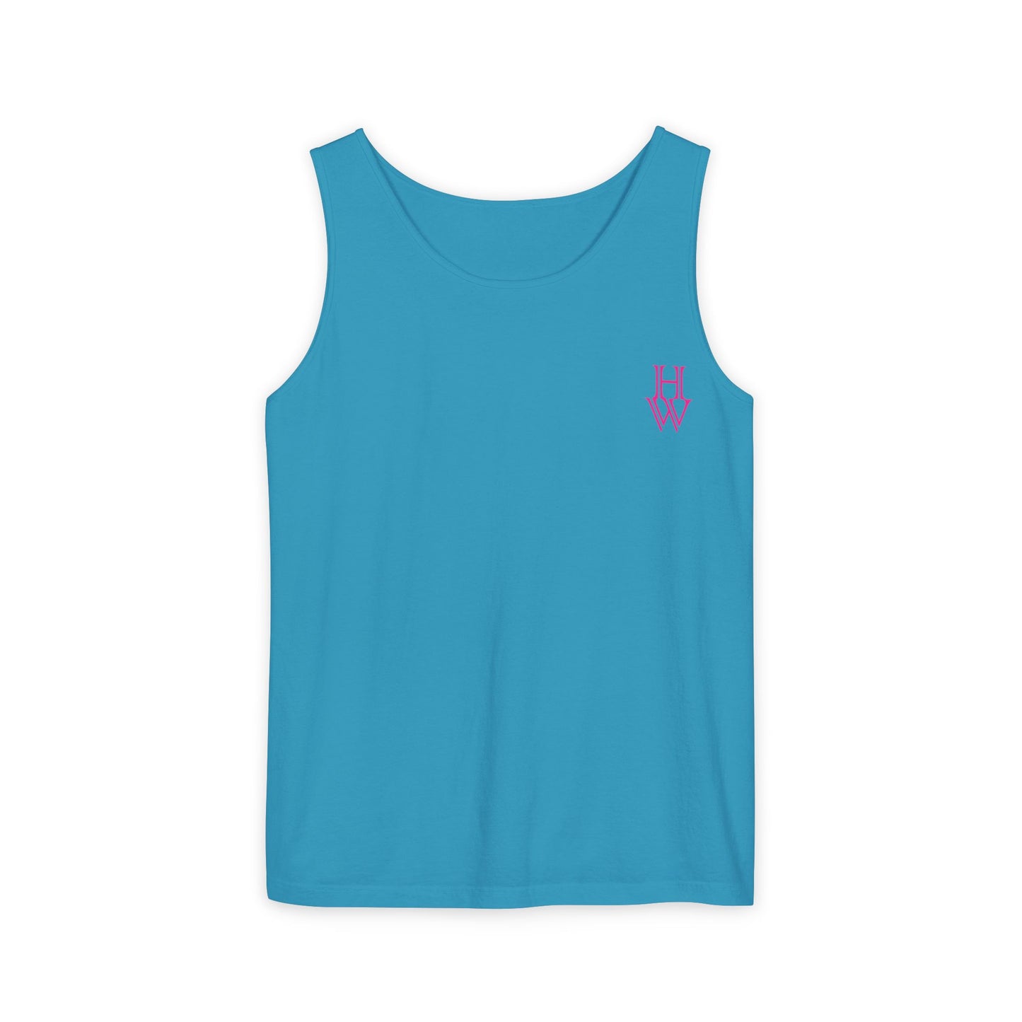 HW Unisex Garment-Dyed Tank Top - Highlighter Wednesday