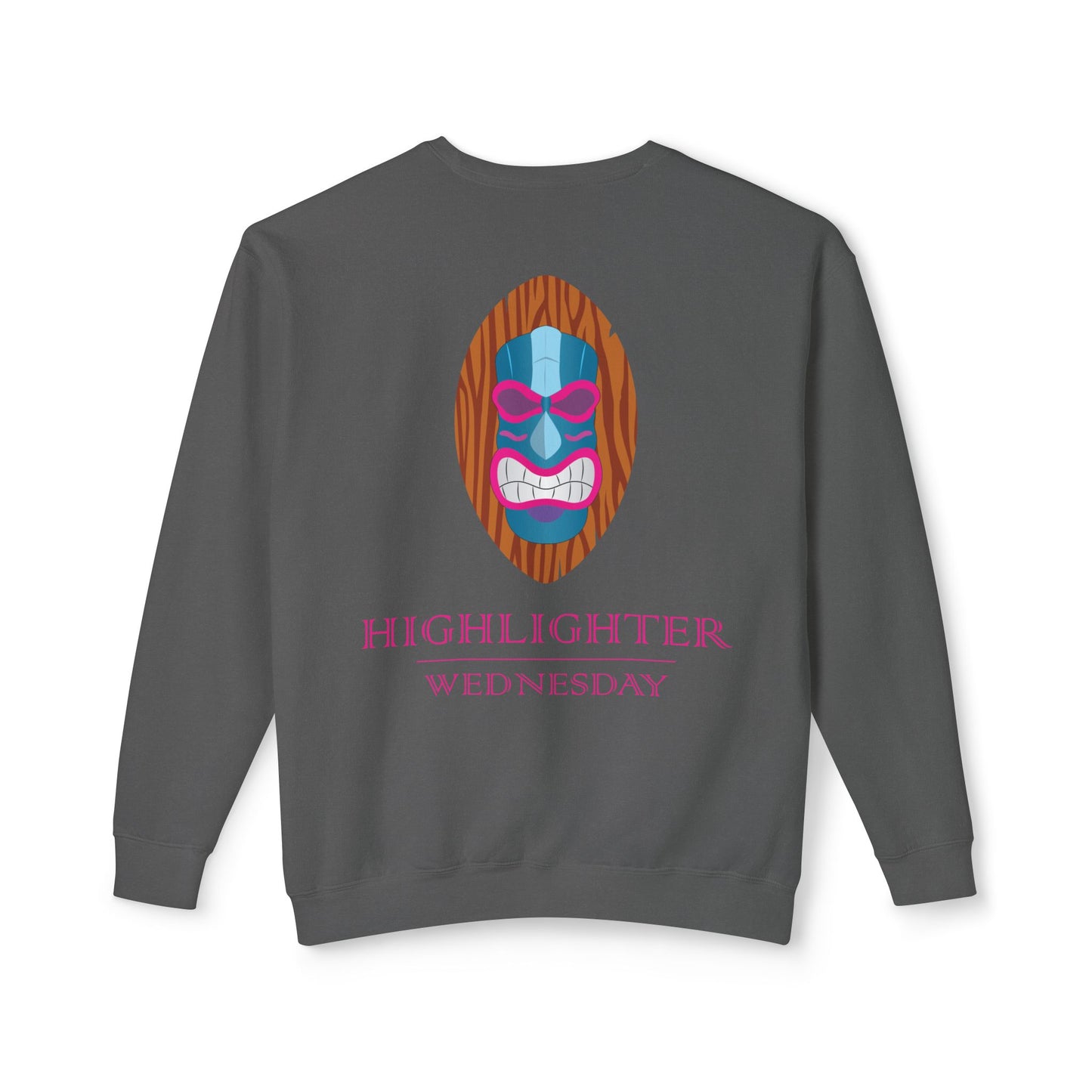 HW 100% Ring-Spun Cotton Crewneck Sweatshirt - Highlighter Wednesday