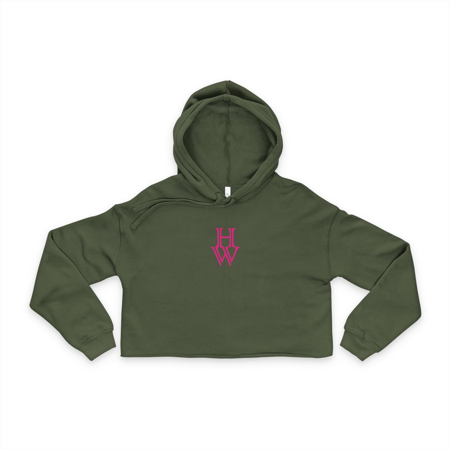 HW Women's Cropped Hoodie - Highlighter Wednesday