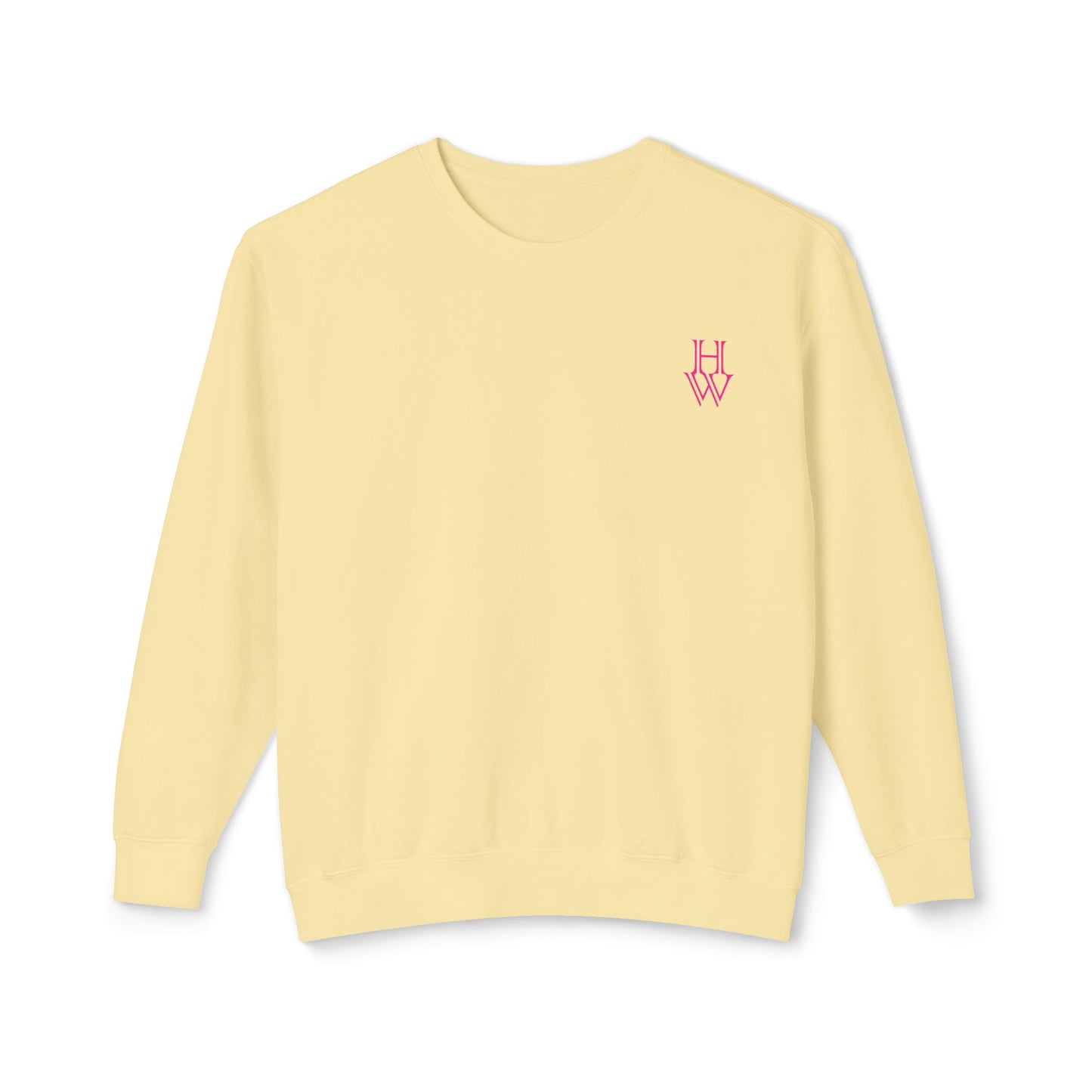 HW 100% Ring-Spun Cotton Crewneck Sweatshirt - Highlighter Wednesday