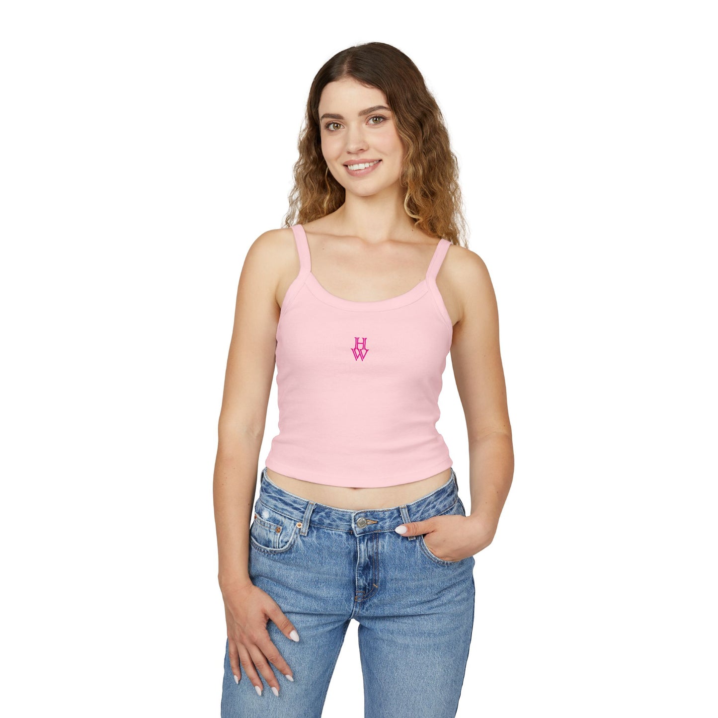 HW Women's Spaghetti String Tank Top - Highlighter Wednesday